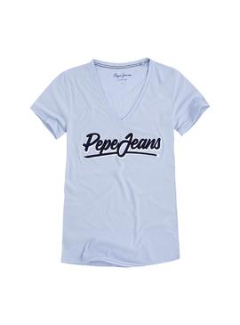Camiseta Pepe Jeans Liz Azul Mujer