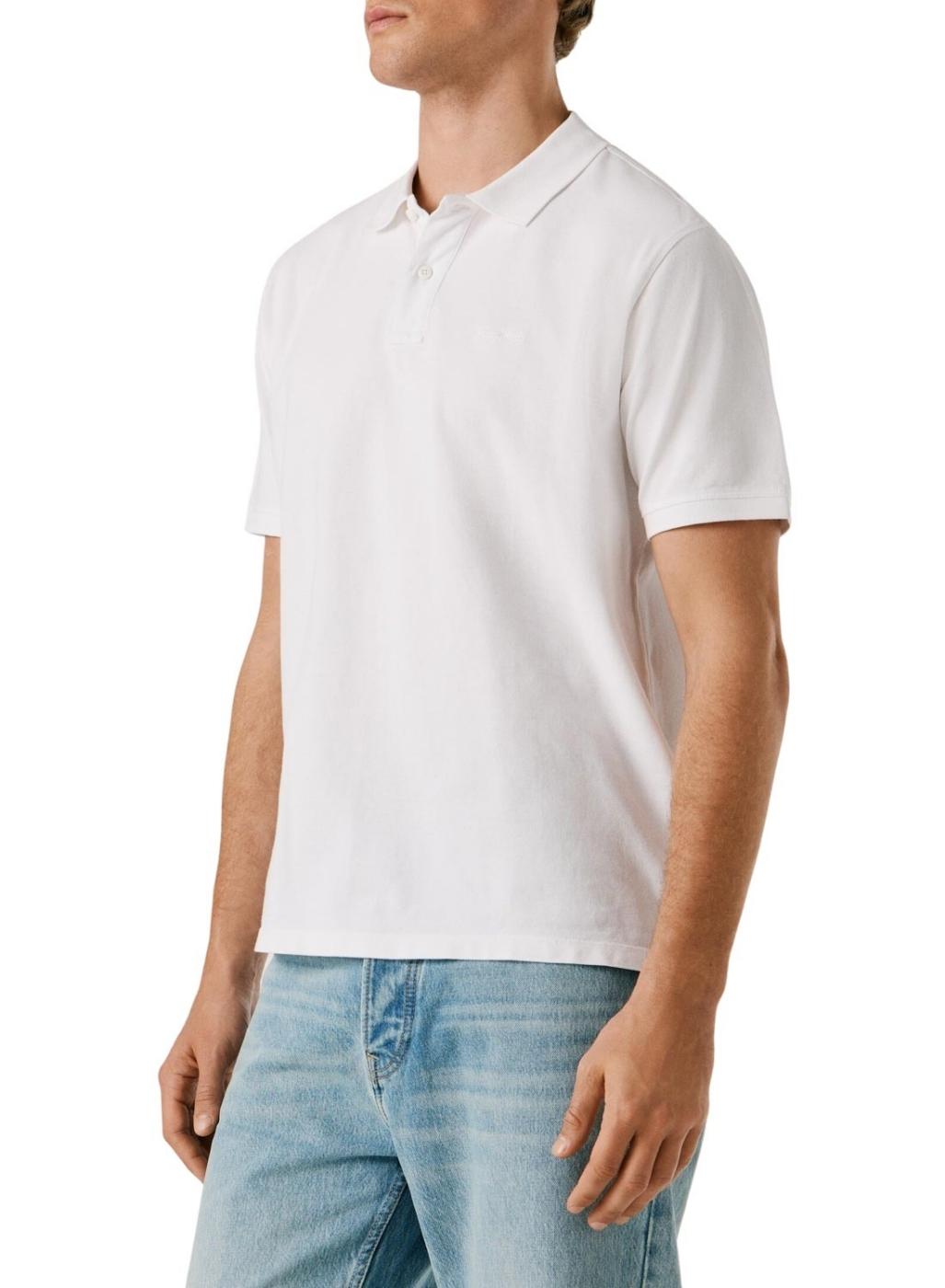 Polo Pepe Jeans Oscar blanco para hombre