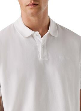 Polo Pepe Jeans Oscar blanco para hombre