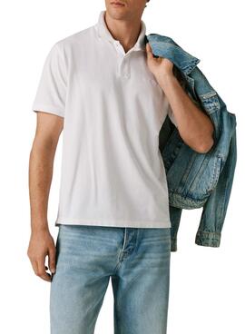 Polo Pepe Jeans Oscar blanco para hombre