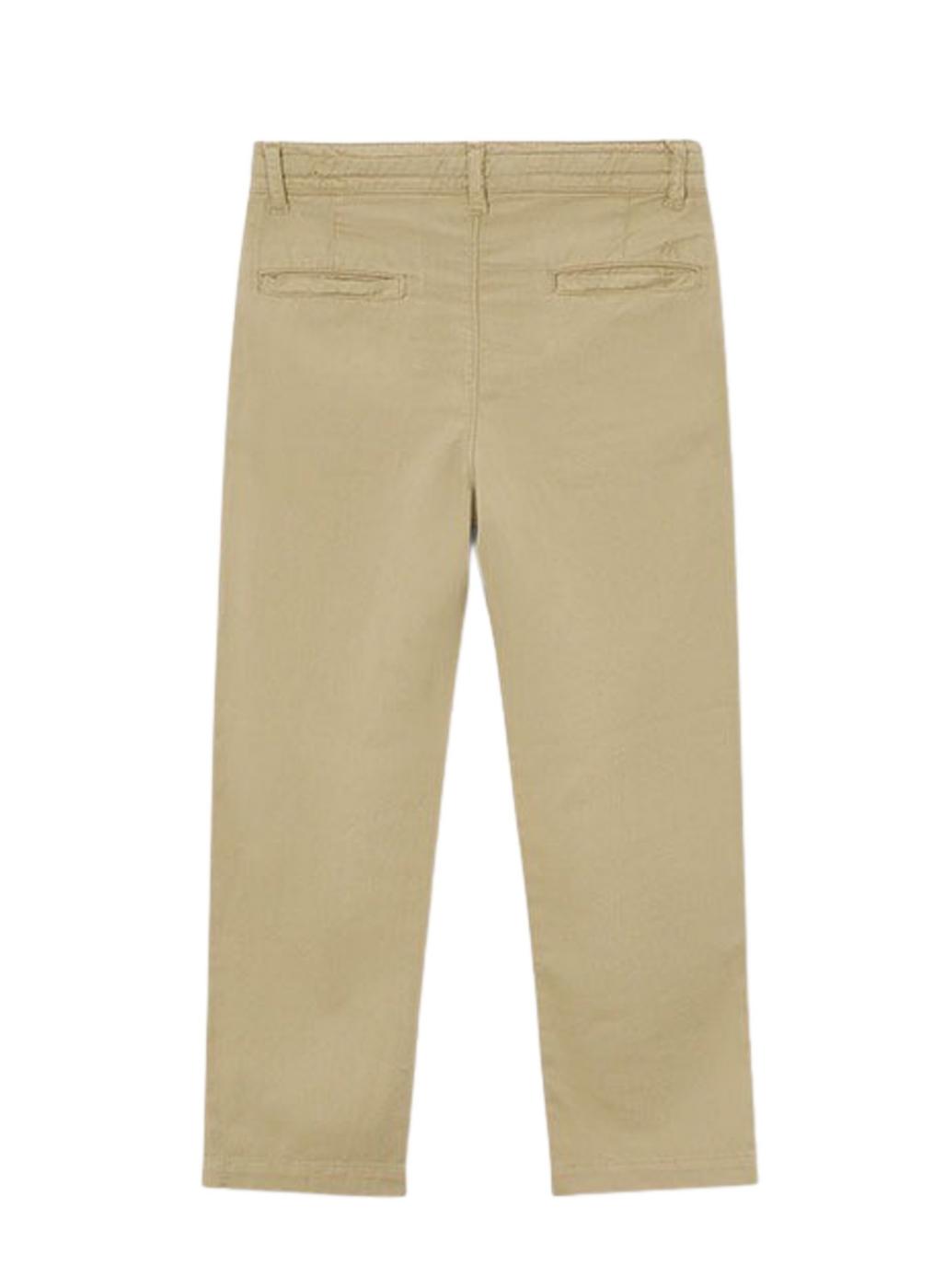Pantalón Chino Mayoral beige con cordón para niño