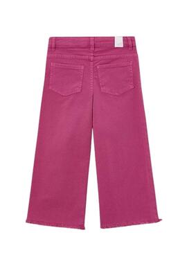 Pantalón Mayoral Fucsia bajo deshilachado para niña 