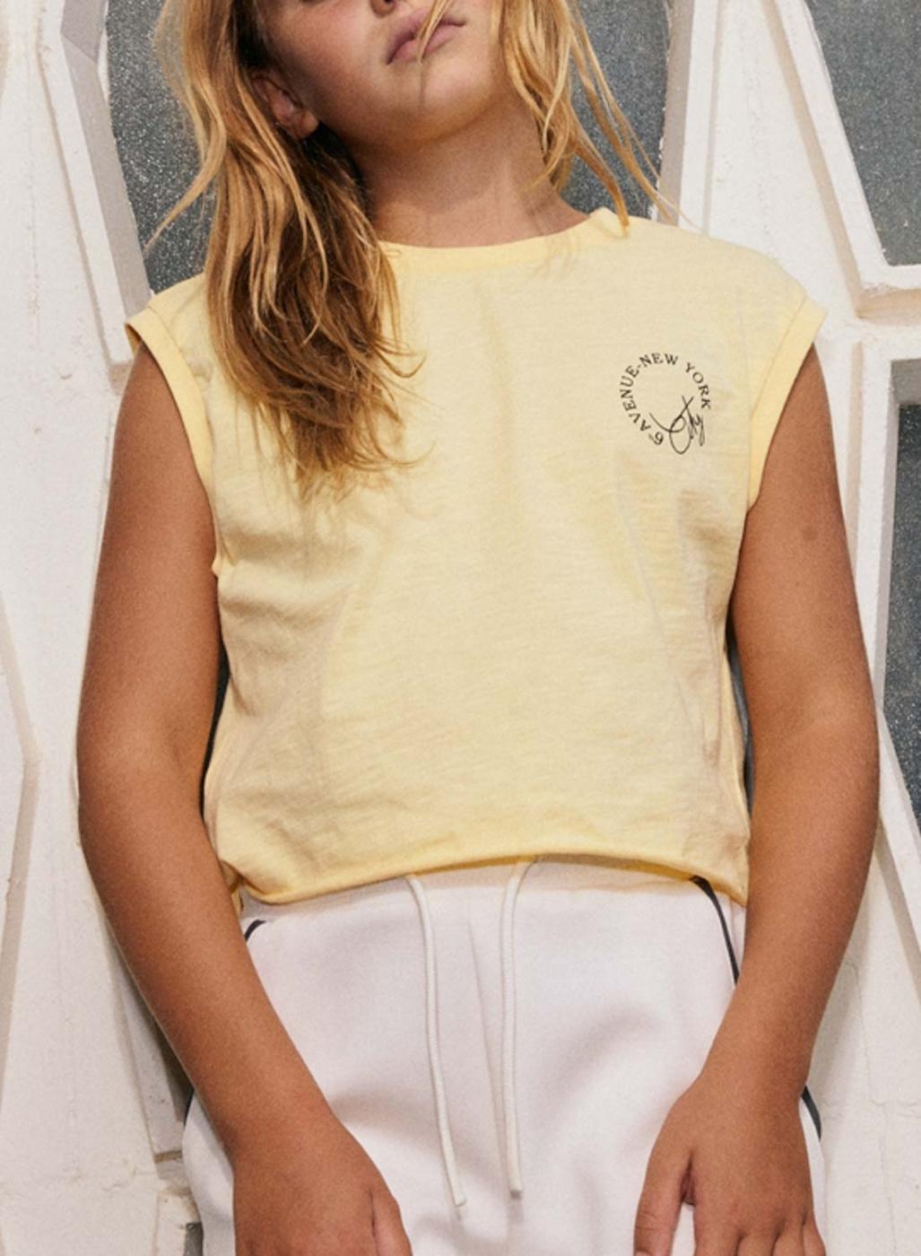 Camiseta tirantes grafica Vainilla