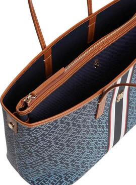 Bolso Tommy Hilfiger Monoplay azul para mujer