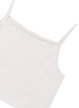 Top Mayoral calado crudo para niña