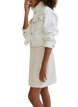 Cazadora Mayoral corta cruda para niña