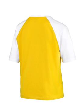 Camiseta Puma XTG Colorblock Amarillo Mujer