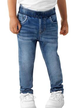 Pantalón Name It azul medio para niño