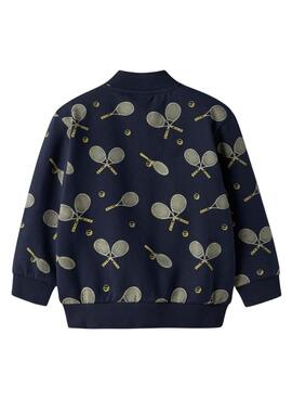 Chaqueta Name It raquetas tenis  azul marino para niño