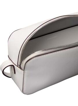 Bolso Calvin Klein Jeans Foil Logo blanco para mujer