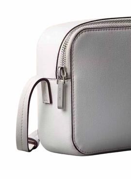 Bolso Calvin Klein Jeans Foil Logo blanco para mujer