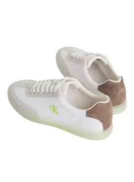 Zapatillas Calvin Klein Jeans NY blanco y neon para hombre