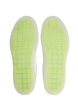 Zapatillas Calvin Klein Jeans NY blanco y neon para hombre