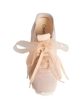 Zapatillas Calvin Klein Jeans Laces rosa para mujer