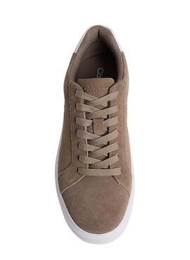 Zapatillas Calvin Klein Jeans Classic Cupsole marrón para hombre