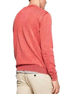 Jersey Pepe Jeans George Rojo Hombre