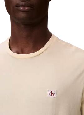 Camiseta Calvin Klein Jeans 30S amarillo para hombre