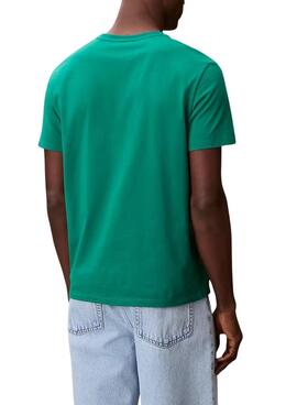 Camiseta Calvin Klein Jeans 30S verde para hombre
