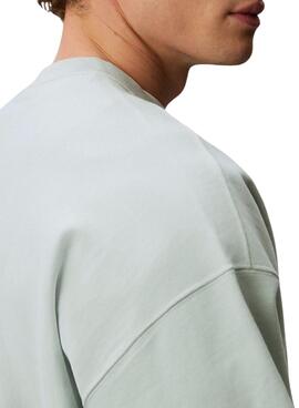 Sudadera Calvin Klein Jeans turquesa para hombre