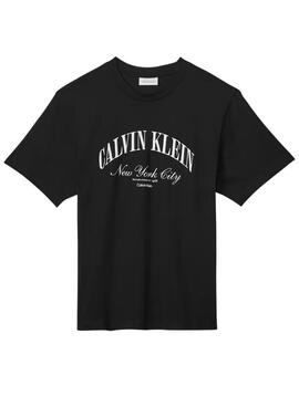 Camiseta Calvin Klein Jeans March negro para hombre