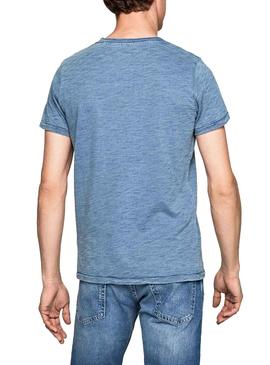 Camiseta Pepe Jeans Basil Azul Hombre