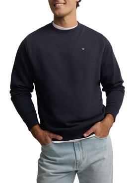 Sudadera Silbon Club Saint Tropez azul marino para hombre