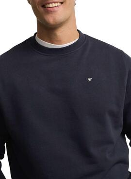 Sudadera Silbon Club Saint Tropez azul marino para hombre