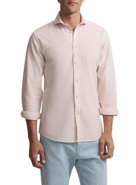 Camisa Silbon Sport coral para hombre