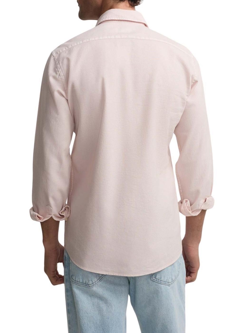Camisa Silbon Sport coral para hombre