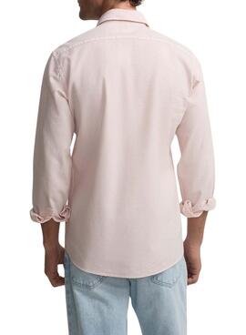 Camisa Silbon Sport coral para hombre