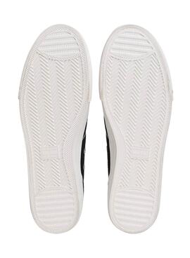 Zapatillas Tommy Jeans Archive de lona negro para hombre