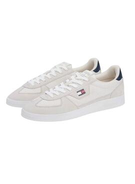 Zapatillas Tommy Jeans Greenwich textura mixta gris para hombre