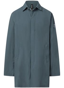 Gabardina Ecoalf Packable Vestal verde para hombre