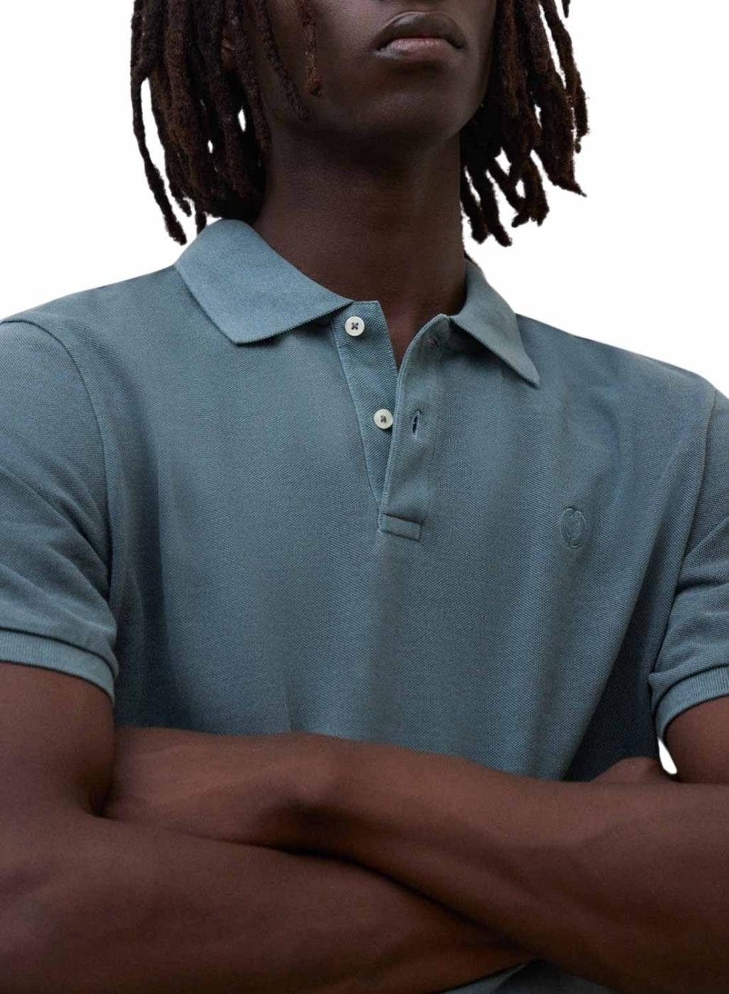 Polo Ecoalf Tedan verde para hombre