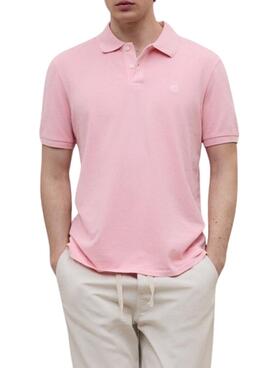 Polo Ecoalf Tedan rosa para hombre