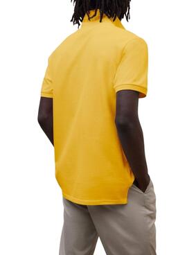 Polo Ecoalf Tedan amarillo para hombre