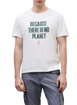 Camiseta Ecoalf Min blanco para hombre