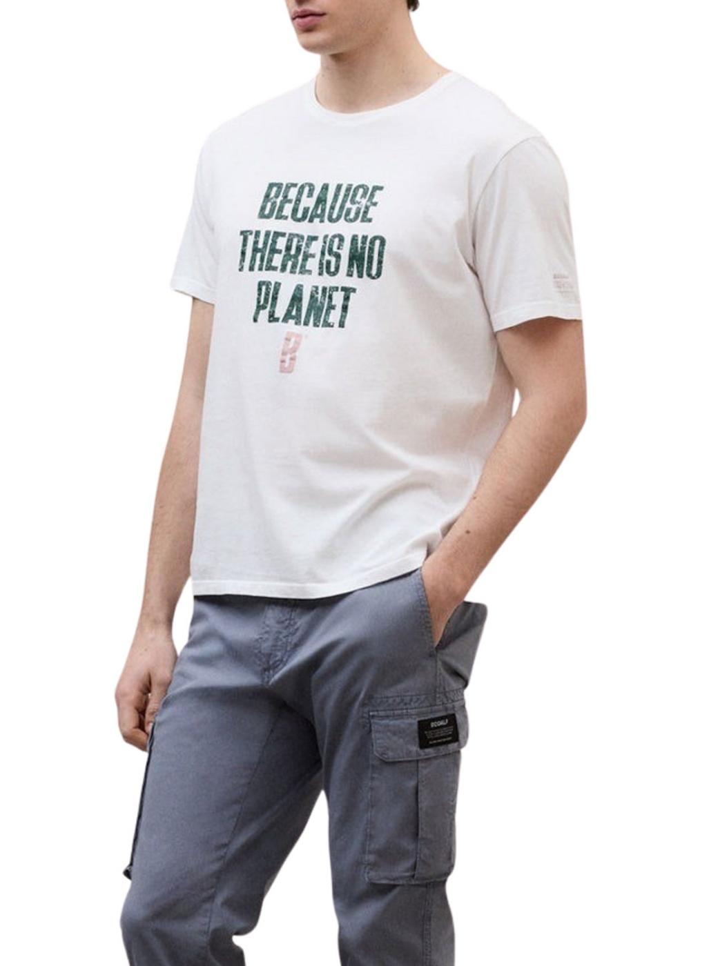 Camiseta Ecoalf Min blanco para hombre