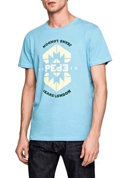 Camiseta Pepe Jeans Joss Azul Hombre