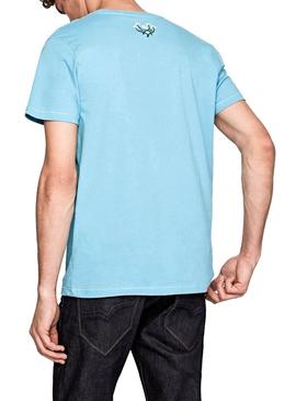 Camiseta Pepe Jeans Joss Azul Hombre