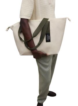 Bolso Ecoalf Areny Medium beige para mujer