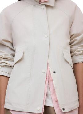 Chaqueta Ecoalf Major beige para mujer