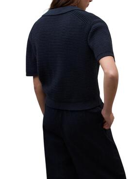 Jersey Ecoalf Anna marino para mujer