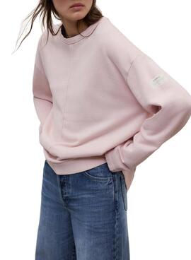 Sudadera Ecoalf Ankara rosa para mujer