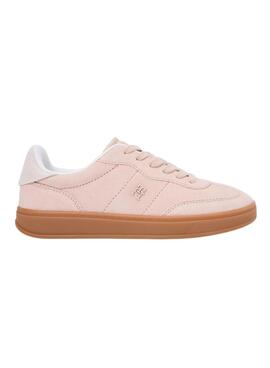 Zapatillas Tommy Jeans Heritage Monogram rosa para mujer