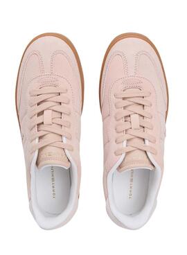Zapatillas Tommy Jeans Heritage Monogram rosa para mujer