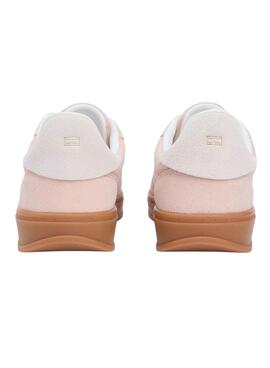 Zapatillas Tommy Jeans Heritage Monogram rosa para mujer