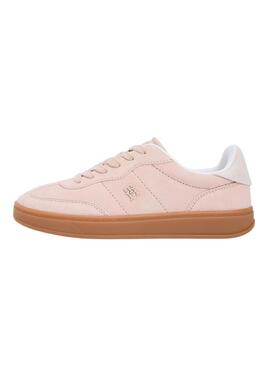 Zapatillas Tommy Jeans Heritage Monogram rosa para mujer
