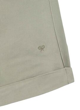 Bermudas Silbon clásico verde para hombre