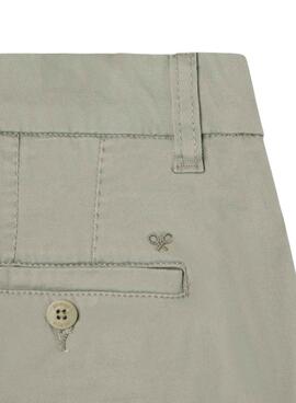 Bermudas Silbon clásico verde para hombre